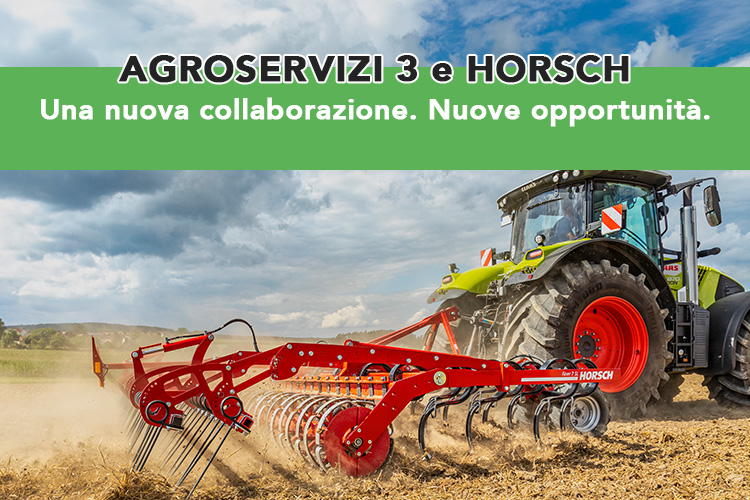Agroservizi 3 e HORSCH: una nuova collaborazione