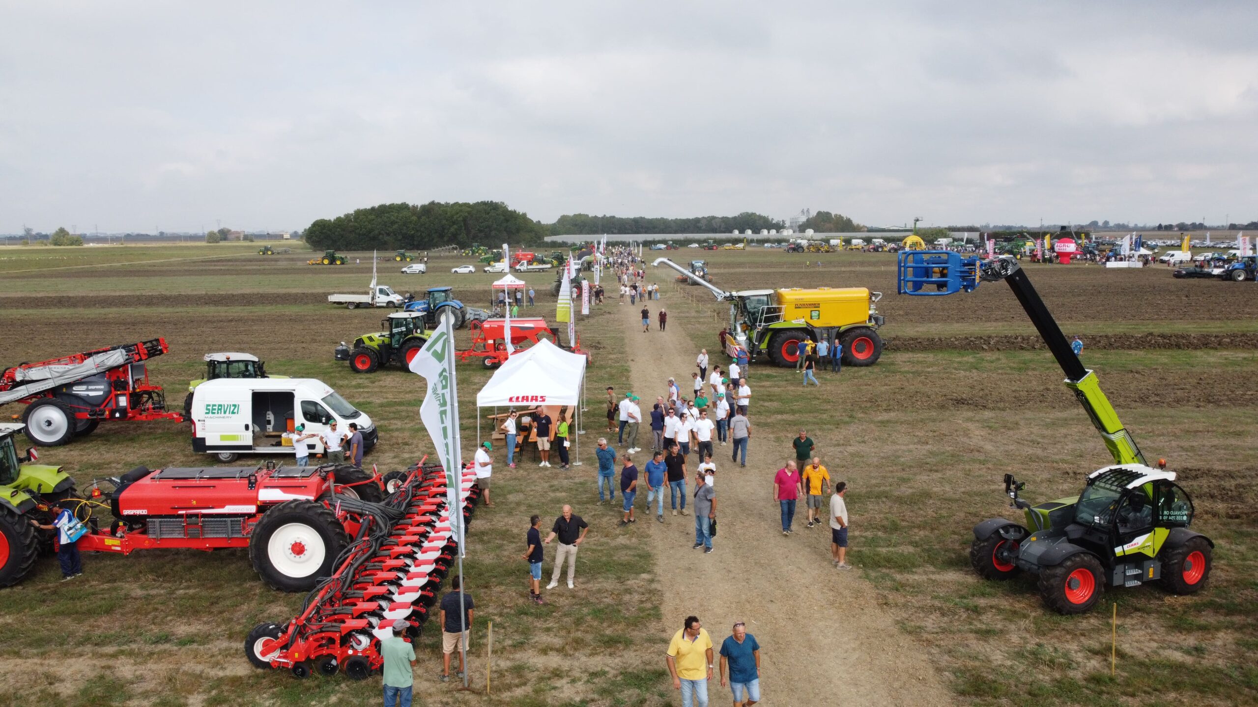 Prove in campo Portomaggiore Agroservizi e Claas